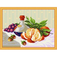 BL24 Чарівниця Набір для вишивки друкованим хрестиком - Іспанія 24x32 см (схема на канві)