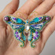 БП-344 Брошка Метелик. Crystal Art. Набір для вишивки бісером