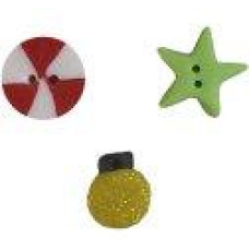 BPSTT440(BK440BP) Stoney Creek Комплект ґудзиків Button Pack- Santa's Trucking Team