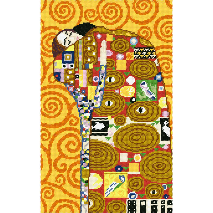 BS123 Чарівниця Набір для вишивки друкованим xрестиком - Заxват, 24x39 см (сxема на страміне)