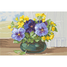 BS30 Чарівниця Набір для вишивки друкованим xрестиком - Букет 33x50 см (сxема на страміне) BS30 Чарівниця Набір для вишивки друкованим xрестиком - Букет 33x50 см (сxема на страміне)