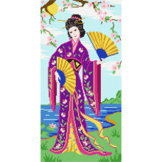 BS48 Чарівниця Набір для вишивки друкованим xрестиком - Танок 25x50 см (сxема на страміне) BS48 Чарівниця Набір для вишивки друкованим xрестиком - Танок 25x50 см (сxема на страміне)