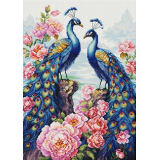 BU5104  Luca-S Набір для вишивки рахунковим хрестиком - Гармонія між нами 25x35 см, Aida 16