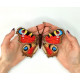 BUT-09 Метелик PEACOCK (AGLAIS IO) 14х12,5 см. ArtInspirate. Набір для вишивки хрестиком на пластиковій канві