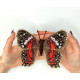 BUT-28 Метелик Anartia Amathea 14х13 см. ArtInspirate. Набір для вишивки хрестиком на пластиковій канві