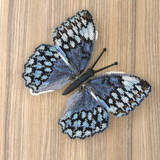 BUT-34 Метелик Stichophthalma Godfreyi 14х13 см. ArtInspirate. Набір для вишивки хрестиком на пластиковій канві