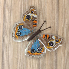 BUT-46 Метелик Precis Lavinia 14х12 см. ArtInspirate. Набір для вишивки хрестиком на пластиковій канві