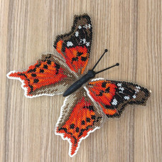 BUT-47 Метелик Hypanartia Kefersteini 14х13,5 см. ArtInspirate. Набір для вишивки хрестиком на пластиковій канві