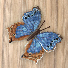 BUT-48 Метелик Salamis Temora 14х14,5 см. ArtInspirate. Набір для вишивки хрестиком на пластиковій канві