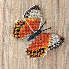 BUT-52 Метелик Stichophthalma louisa 13,5х12,5 см. ArtInspirate. Набір для вишивки хрестиком на пластиковій канві