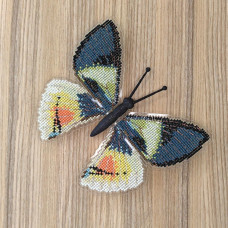 BUT-53 Метелик Alcides Aurora 14х12 см. ArtInspirate. Набір для вишивки хрестиком на пластиковій канві