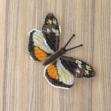 BUT-61 Метелик Dismorphia eunoe 14х8,5 см. ArtInspirate. Набір для вишивки хрестиком на пластиковій канві