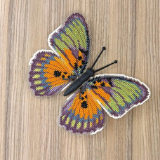 BUT-63 Метелик Euphaedra edwardsi 14х12 см. ArtInspirate. Набір для вишивки хрестиком на пластиковій канві