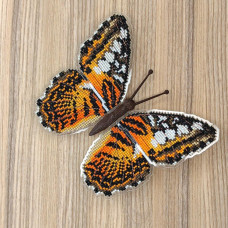 BUT-65 Метелик Parthenos Sylvia 14х12,5 см. ArtInspirate. Набір для вишивки хрестиком на пластиковій канві