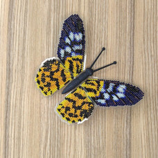 BUT-66 Метелик Dysphania militaris 14х11 см. ArtInspirate. Набір для вишивки хрестиком на пластиковій канві