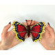 BUT-68 Метелик Nymphalis antiopa 14х11 см. ArtInspirate. Набір для вишивки хрестиком на пластиковій канві