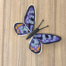 BUT-70 Метелик Dysphania numana 14х10 см. ArtInspirate. Набір для вишивки хрестиком на пластиковій канві