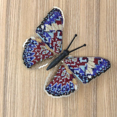 BUT-71 Метелик Hamadryas amphinome 14х12 см. ArtInspirate. Набір для вишивки хрестиком на пластиковій канві