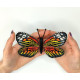 BUT-74 Метелик Campylotes histrionicus 14х9,5 см. ArtInspirate. Набір для вишивки хрестиком на пластиковій канві
