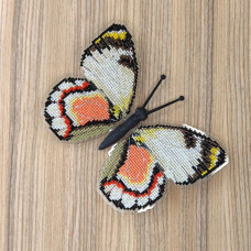 BUT-82 Метелик Delias iltis 14х11 см. ArtInspirate. Набір для вишивки хрестиком на пластиковій канві