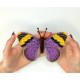 BUT-87 Метелик Euphaedra neophron 14х11 см. ArtInspirate. Набір для вишивки хрестиком на пластиковій канві