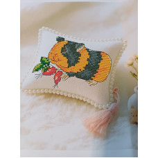 BZ664 Joy Sunday Набір для вишивки друкованим хрестиком - Хом'як 2 10x13 см, Aida14