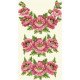 БЖ042кМнннн Вишиванка жіноча Маки рожеві, атлас-котон, бежевий, р. 42-54. Барвиста вишиванка. Заготовка для вишивання бісером або нитками