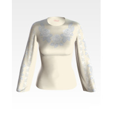 БЖ044кМнннн Вишиванка жіноча Весільні пари, атлас-котон, бежевий, р. 42-54. Барвиста вишиванка. Заготовка для вишивання бісером або нитками