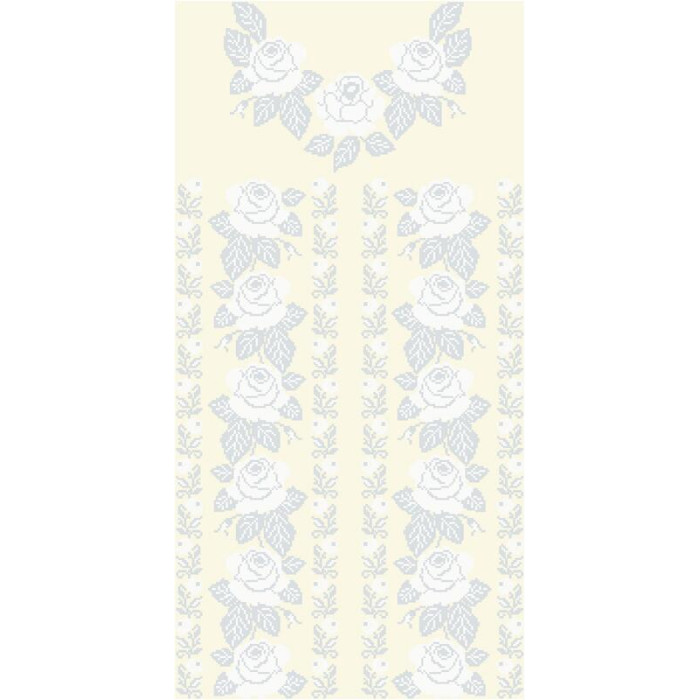 БЖ044кМнннн Вишиванка жіноча Весільні пари, атлас-котон, бежевий, р. 42-54. Барвиста вишиванка. Заготовка для вишивання бісером або нитками