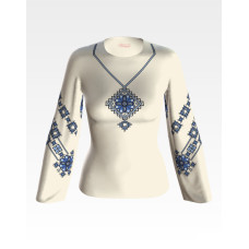 БЖ048кМнннн Вишиванка жіноча Весняна, атлас-котон, бежевий, р. 42-54. Барвиста вишиванка. Заготовка для вишивання бісером або нитками