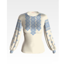 БЖ065кМнннн Вишиванка жіноча Мамина ніжність, атлас-котон, бежевий, р. 42-54. Барвиста вишиванка. Заготовка для вишивання бісером або нитками