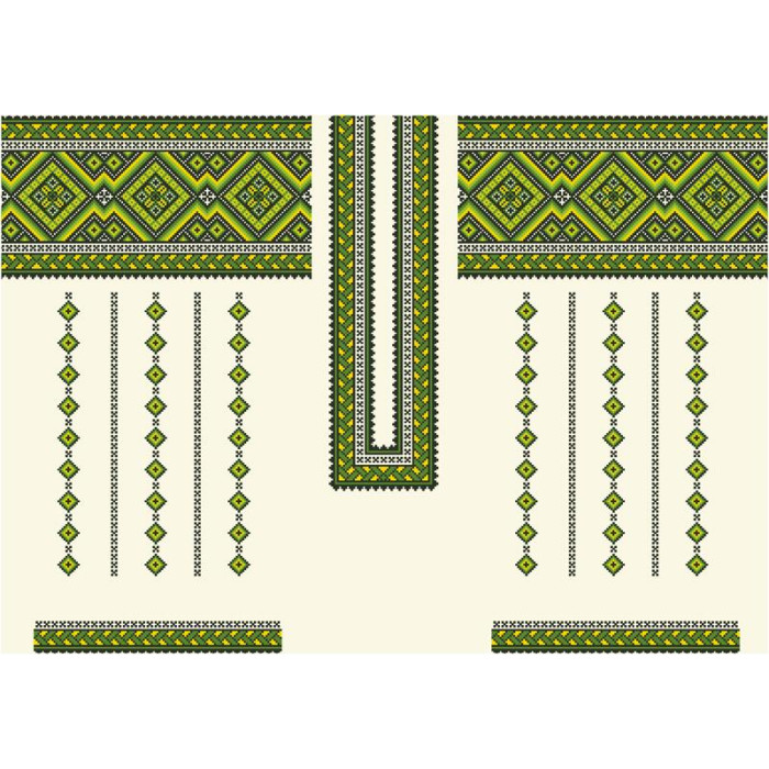 БЖ076кМнннн Вишиванка жіноча Вогняна, атлас-котон, бежевий, р. 42-54. Барвиста вишиванка. Заготовка для вишивання бісером або нитками