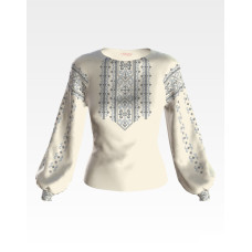 БЖ083кМнннн Вишиванка жіноча Берегиня, атлас-котон, бежевий, р. 42-54. Барвиста вишиванка. Заготовка для вишивання бісером або нитками