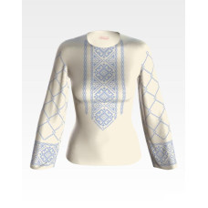 БЖ105кМнннн Вишиванка жіноча Ніжність, атлас-котон, бежевий, р. 42-54. Барвиста вишиванка. Заготовка для вишивання бісером або нитками