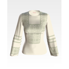 БЖ106кМнннн Вишиванка жіноча Мережка, атлас-котон, бежевий, р. 42-54. Барвиста вишиванка. Заготовка для вишивання бісером або нитками