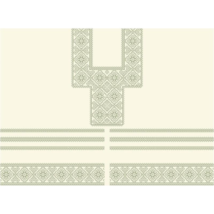 БЖ106кМнннн Вишиванка жіноча Мережка, атлас-котон, бежевий, р. 42-54. Барвиста вишиванка. Заготовка для вишивання бісером або нитками