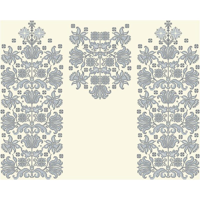 БЖ109кМнннн Вишиванка жіноча Дерево життя, атлас-котон, бежевий, р. 42-54. Барвиста вишиванка. Заготовка для вишивання бісером або нитками