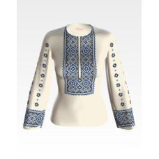 БЖ115кМнннн Вишиванка жіноча Чарівниця, атлас-котон, бежевий, р. 42-54. Барвиста вишиванка. Заготовка для вишивання бісером або нитками