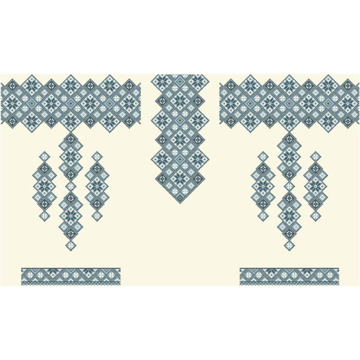 БЖ144кМнннн Вишиванка жіноча Зоряна ніч, атлас-котон, бежевий, р. 42-54. Барвиста вишиванка. Заготовка для вишивання бісером або нитками