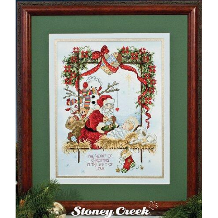 C031 Stoney Creek Буклет схем для вишивки рахунковим хрестиком - Heart of Christmas, папір