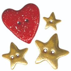 C031BP Button Pack Комплект ґудзиків - Heart of Christmas Stoney Creek