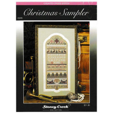 C070 Stoney Creek Буклет схем для вишивки рахунковим хрестиком - Christmas Sampler, папір