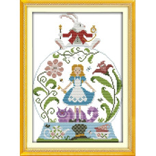 C839JS Joy Sunday Набір для вишивки друкованим хрестиком - Казки 34x26 см, Aida14