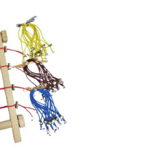 CD-005бр Classic Design Комплект бічних натяжок для верстатів, п'ялець та рам - колір бордовий