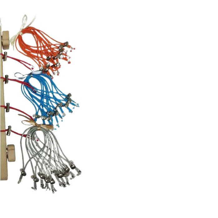 CD-005ч Classic Design Комплект бічних натяжок для верстатів, п'ялець та рам - колір червоний