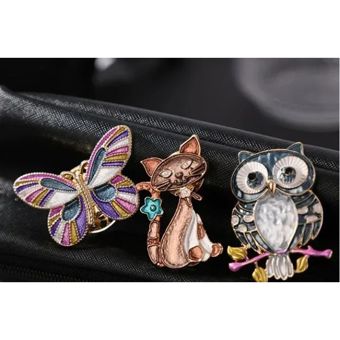 CD-010 Classic Design Магнітний тримач для голок - Метелик 4х3,8 см