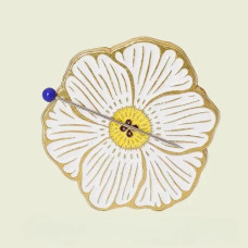 CD-011 Classic Design Магнітний тримач для голок - Квітка біла, 3,6х3,6 см