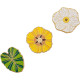 CD-012 Classic Design Магнітний тримач для голок - Квітка жовта, 3,6х3,6 см