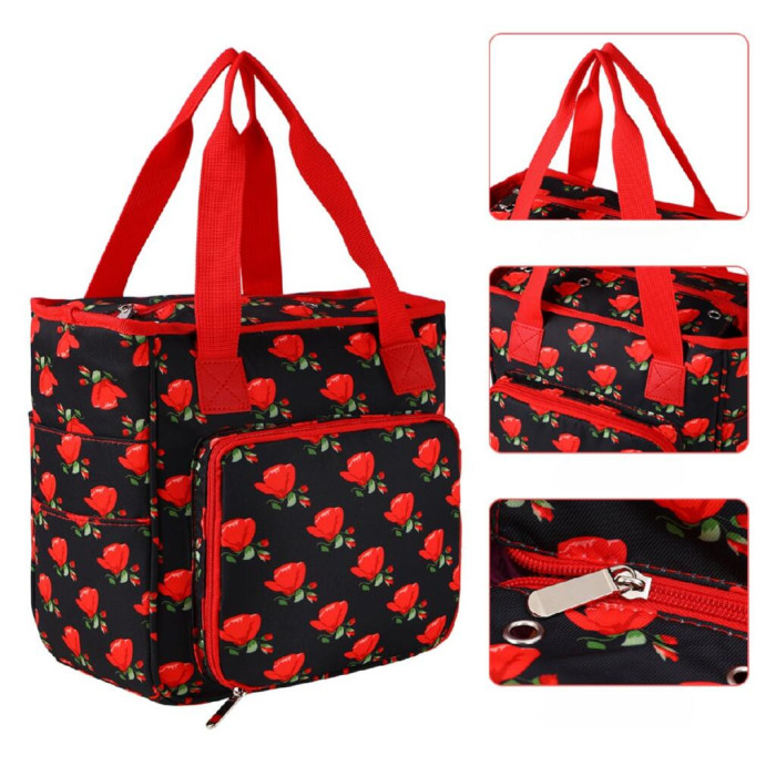 CD-056 Classic Design - Сумка-органайзер червоні троянди, 25х14х22 см