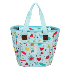 CD-057 Classic Design - Сумка-органайзер голуба з ламою, 25х14х22 см